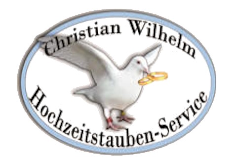Hochzeitstauben-Service Wilhelm, Hochzeitstauben · Ballons Heusenstamm, Logo