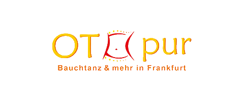 OT pur - Frankfurter Bauchtanzschule, Showkünstler · Kinder Frankfurt, Logo
