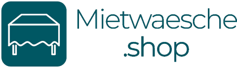Mietwaesche.shop - Hussen, Tischdecken & mehr, Brautstrauß · Deko · Hussen Frankfurt, Logo