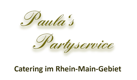 Paula's Partyservice, Catering · Partyservice Niedernhausen, Logo