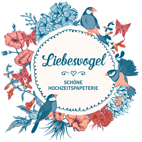 Liebesvogel | Lasercut-Hochzeitskarten & Pocketfolds, Hochzeitskarten Frankfurt, Logo